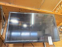 Front view of Samsung flat-screen TV