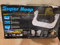 Front of original Carr Super Hoop box showing product image and branding