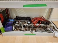 Shelf view showing all items listed