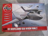 Front of Airfix Sea Vixen FAW.2 model kit box
