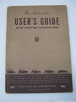 Front cover showing title and GM logo