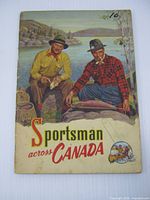 Front cover of Sportsman Across Canada booklet