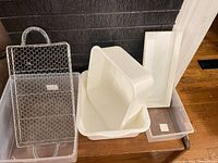 All containers and tray grouped together