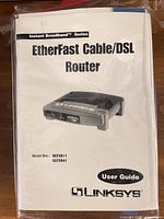 Front cover of user guide showing product name and image