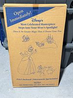 Outer shipping carton with printed Disney Cinderella promotional text