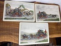 All three Lyndalware placemats front view