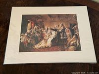 Front view of matted print in sleeve