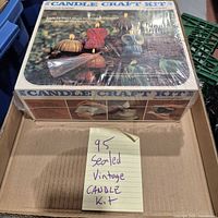 Top view of sealed Candle Craft Kit box