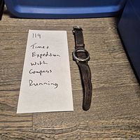 Watch next to note stating model and running condition