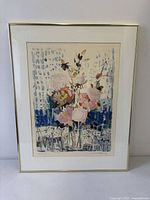 Framed Michel Henry lithograph frontal view