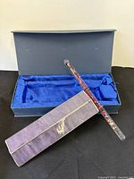 Kaleidoscope, wand and open fitted case