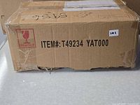Sealed shipping box marked ITEM# T49234 YAT000
