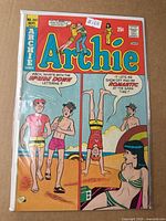 Front view of Archie comic No. 247 sealed in bag