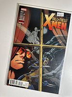 Front cover of All-New X-Men #014 in bag with backing board