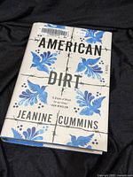 Front cover of American Dirt hardcover with dust jacket