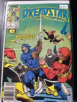 Front cover showing title, issue number, price and artwork