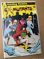 Front view of Amazing Comics Ex-Mutants #2 in bag