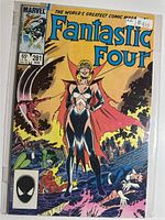 Front cover of Fantastic Four #281 in bag