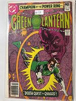 Front cover of Green Lantern #125 comic in protective sleeve