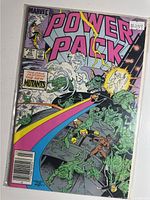 Front cover of Marvel Comics Power Pack #20 in sleeve