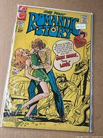 Front view of Romantic Story #122 comic sealed in bag
