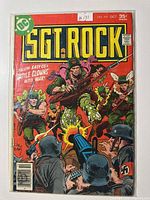 Front cover of Sgt. Rock No. 309 showing title, artwork, issue number and price