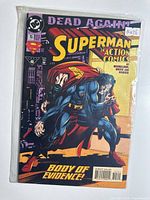 Front cover of Superman in Action Comics #705 in sleeve