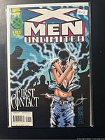 Front cover of bagged X-Men Unlimited comic