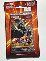 Front view of sealed Yu-Gi-Oh! Ancient Guardians blister pack