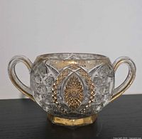 Front view showing overall design and gold flashing