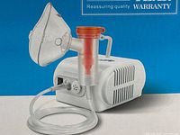 Retail box front showing nebulizer image and branding