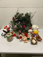 Overview of entire lot on table