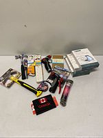 All items grouped on tabletop