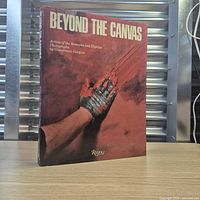 Front cover of Beyond the Canvas hardcover with dust jacket