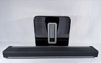 Playbar and Subwoofer front view