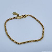 Full view of bracelet showing clasp and Mario Valentino tag