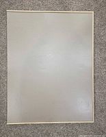 Top view of translucent puzzle cover on table