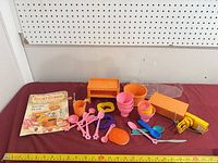 Full set laid out with ruler for scale