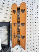 Front view closed showing heart cutouts