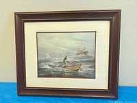 Framed William de Garthe print front view