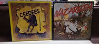 Ceedees and Nazareth album jackets