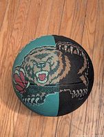 Front view showing Vancouver Grizzlies logo on basketball