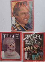All three Time magazines front covers visible