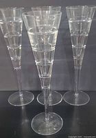 All four flutes front view