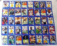 Full layout of all trading cards