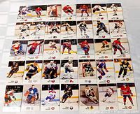 Full layout of 30 Esso NHL All-Star cards in six rows of five