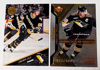 Both Jaromir Jagr cards side by side