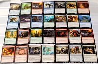 All 28 cards laid out in 4×7 grid, full set visible