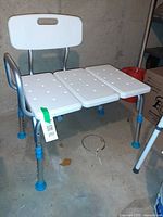 Front angled view showing bench structure