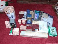 Complete lot overview on red carpet